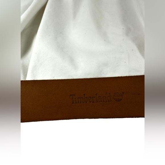 Genuine vintage TIMBERLAND tan leather belt medium size 34 - Picture 8 of 12